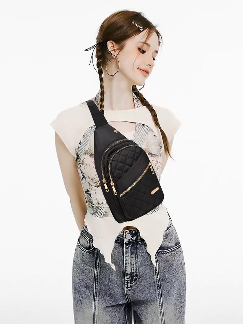AOSTIHOT Crossbody Small Sling Backpack Sling Bag for Women Men  Chest Bag Daypack Crossbody for Travel Sport Running Hiking - Image 2
